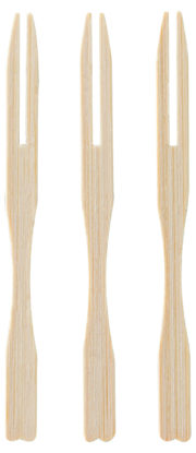 Fourchettes apéritif bambou